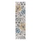 World Rug Gallery Modern Floral Runner Rug 2' x 7'2'' Cream Runner Rug 9098CREAM2X7 - alternate 5